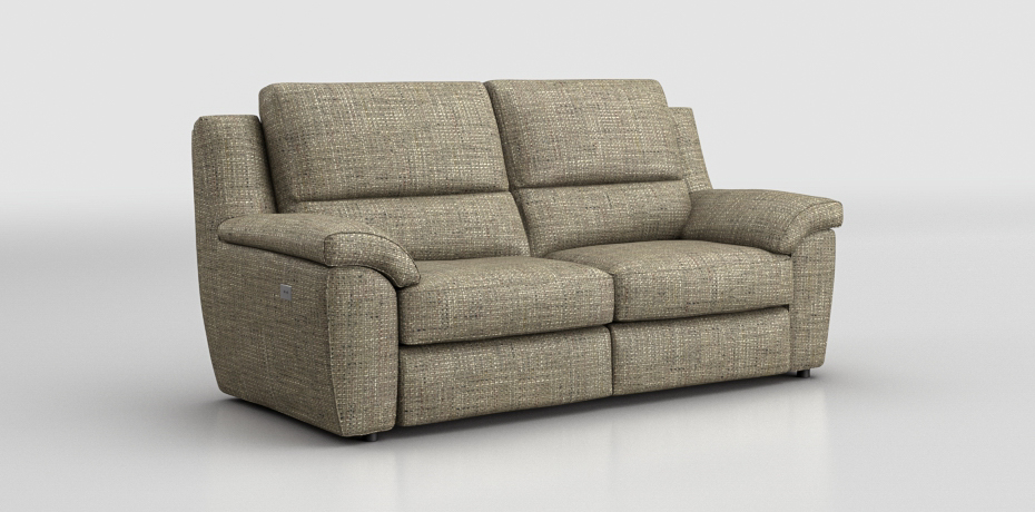 Gottano - 3 seater sofa with 2 electric recliners